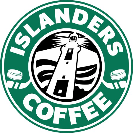 New York Islanders Starbucks Coffee Logo iron on paper